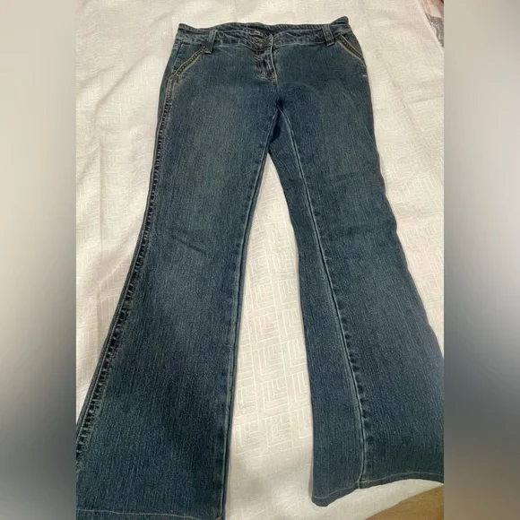 Super Cute Boot Cut INC By Macy’s Jeans w/Studded Design on Back Pockets